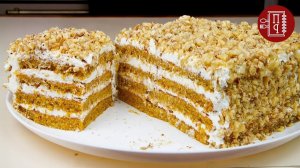 Торт Морковный за 30 минут БЕЗ Раскатки Коржей!