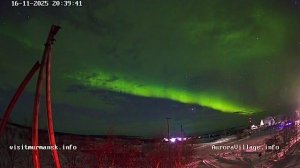 Aurora Village video Polar light