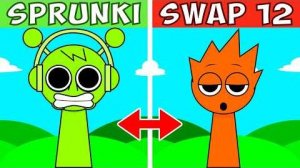 Incredibox Sprunki Phase 1 But Swapped 12