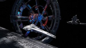 Земля. Космическая станция