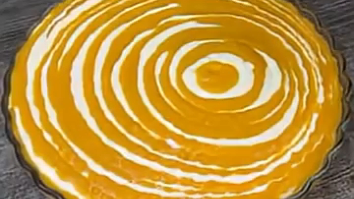 Мраморная ЗАПЕКАНКА, напоминающая Чизкейк...🥧🍊🎃😋 Рецепт ⤵️