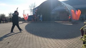 Открытие детской площадки.