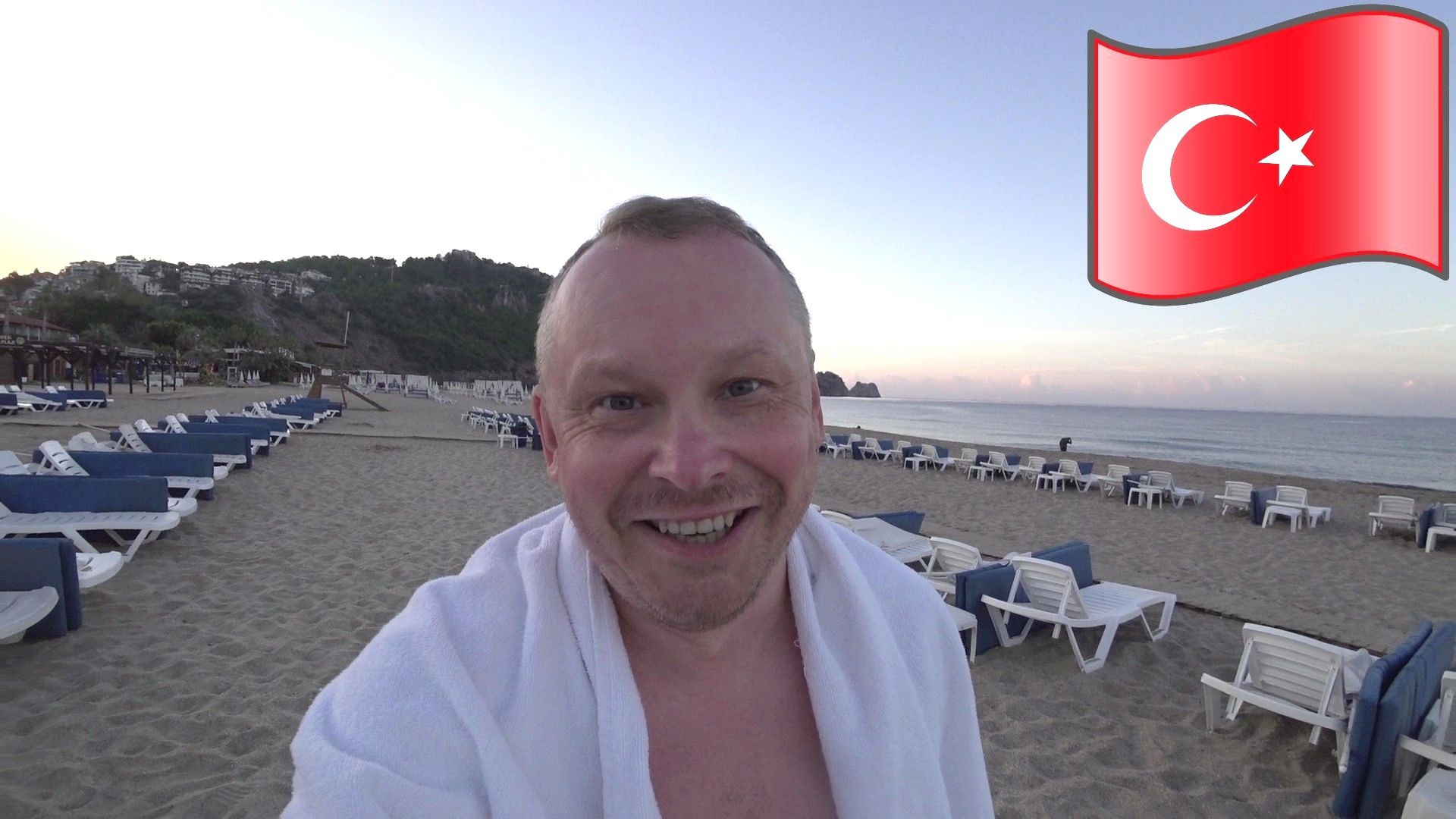 #2.12.Аланья. Ещё не встало солнце — а я уже на пляже! Обед — в номере, а ужин — на «турецкой кухне» смотреть онлайн