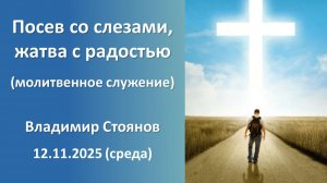 Посев со слезами, жатва с радостью (дневное молитвенное). Владимир Стоянов. 12.11.2025 - среда