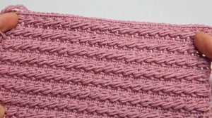 Простой узор крючком для новичков - Вязание крючком