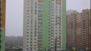 Первый снег.Первая метель в Рязанской области.15.11.2025.