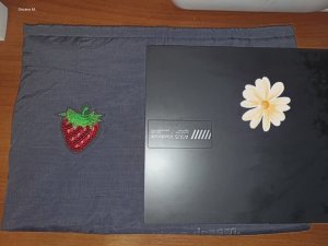 Сшила из ненужной куртки чехол для ноутбука.mp4