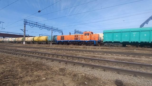 ТЭМ11А ПО СТАНЦИИ АСТАНА смотреть онлайн