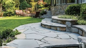 Садовая дорожка номер 1  Подгонка камня друг к другу . Мостовая ру