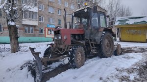 очистка дорог от снега 76 часть