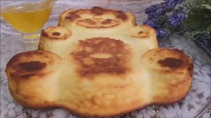 Творожная запеканка на кефире. Вкусный десерт из творога. Запеканка с творогом