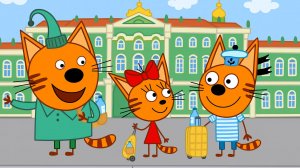 Три Кота 🐱🐱🐱 | Прогулка по Санкт-Петербургу  | Три Кота Мультик для детей смотреть