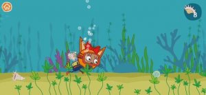 Три Кота Мультфильм Игра в пруду