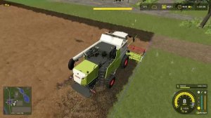 Farming Simulator 25 Карта Сосновка. "Уборка канолы" #20