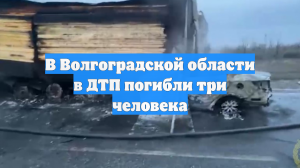 В Волгоградской области в ДТП погибли три человека