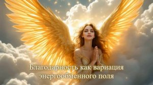Благодарность как вариации энергообменного поля