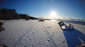 Первый снег на CUBE ams 100 pro