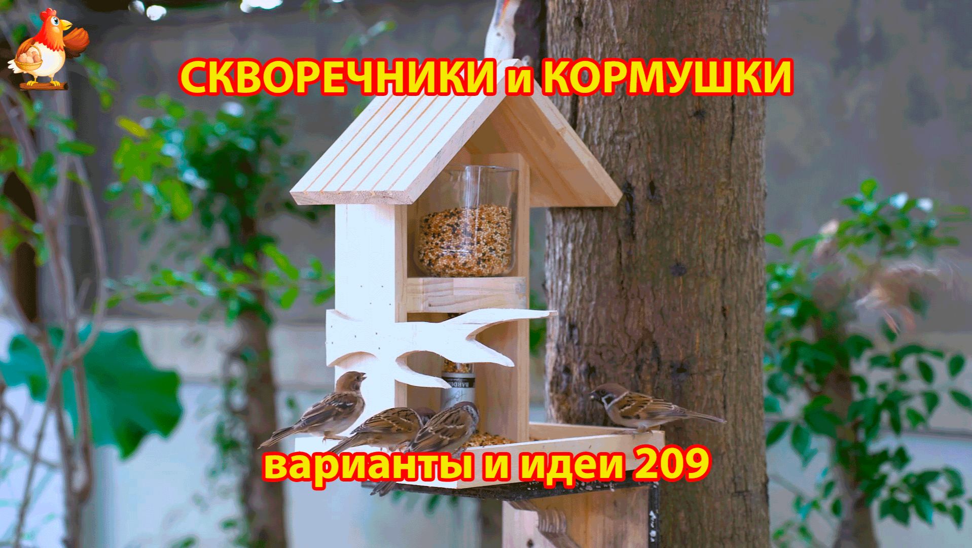 Скворечники и кормушки своими руками для птиц (209) 🪚🪛🔨 Идеи для дачи и сада пошагово ❣️