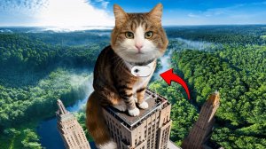 РЕАЛЬНЫЙ ДЕНЬ КОТА! КОТ ЮГИ ГУЛЯЕТ С КАМЕРОЙ 24 ЧАСА ЧЕЛЛЕНДЖ А ну-ка Давай-ка