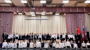 Песня "Разговоры о важном" (сл. и муз. Т. М. Назаренко-Матвеевой).Хор МБОУ Гимназия №17 г.о. Королёв