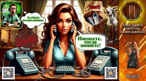 АЛИСА. Камня на камне не оставила от мошенников. Телефонное мошенничество