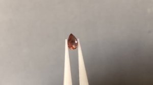 Циркон гиацинт, розовая груша 1,34кт №464