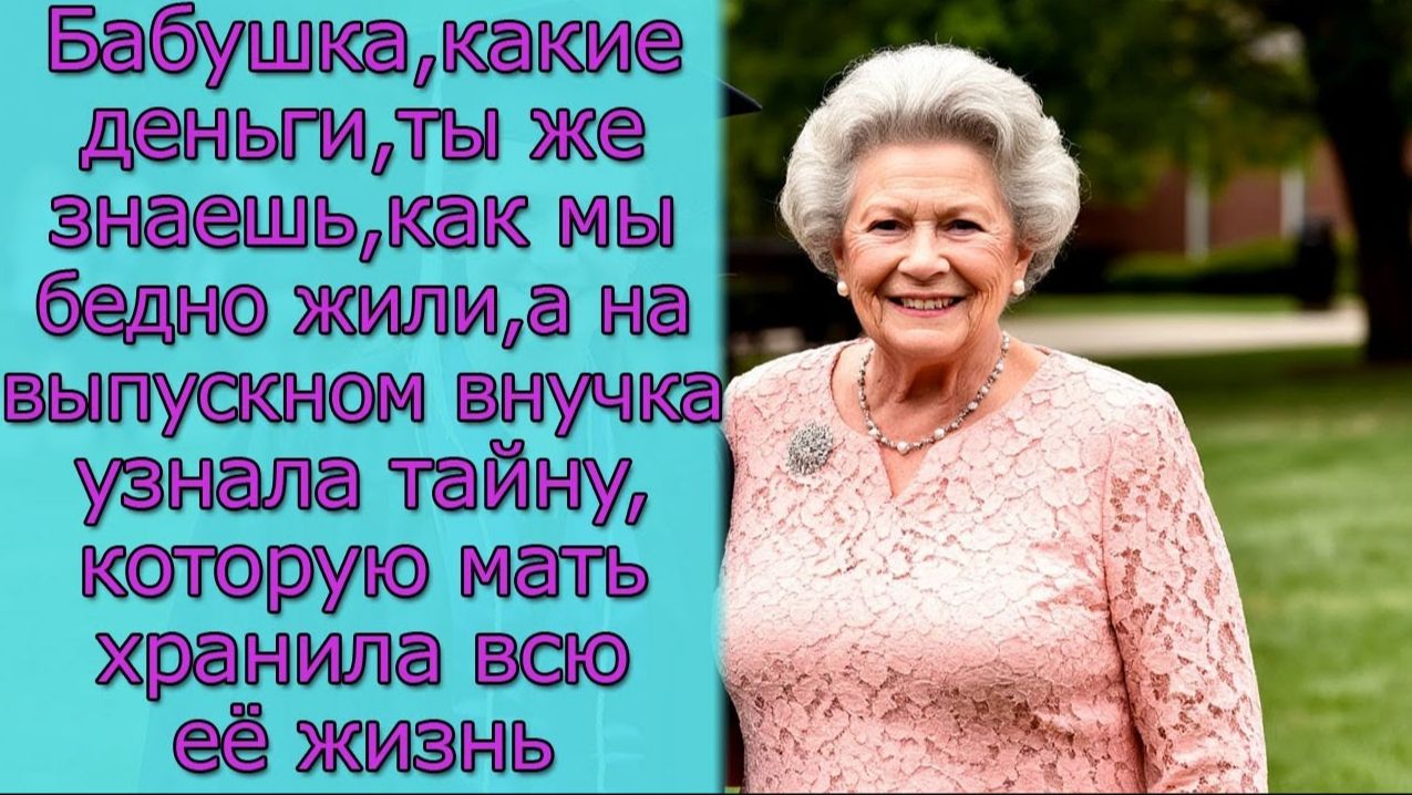Бабушка, какие деньги, а на выпускном внучка узнала тайну, которую мать хранила всю её жизнь смотреть онлайн