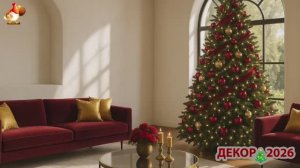 Как украсить дом и елку к Новому Году 2026 фото идеи для вдохновения 🎍🎄🎅🏼 (16)