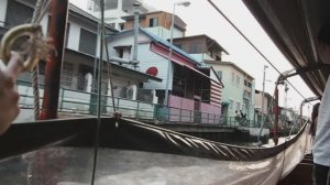 На скоростном катере по каналу Сэнсэп (Saen Saep), в Бангкоке, Таиланд.