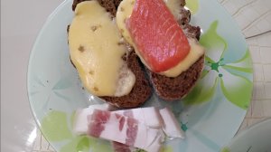 Мой завтрак диабетика.