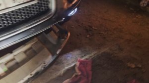 замена противотуманок туарек 1 рест