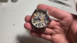 Дмитрий Бродниковский-часы Ракета-Big Zero Зеро Кандинский сапфир+сталь