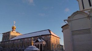 Свято-Троицкая Сергиева Лавра зимний этюд.