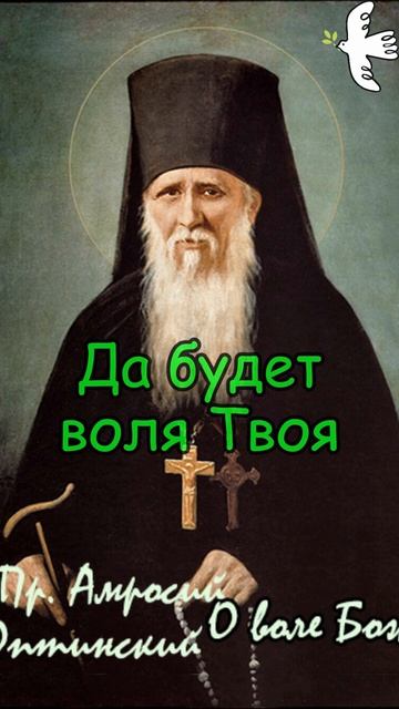 О воле Божией. Пр. Амвросий Оптинский #молитва #Оптина #православныйцарь #старцы #мудроемысли