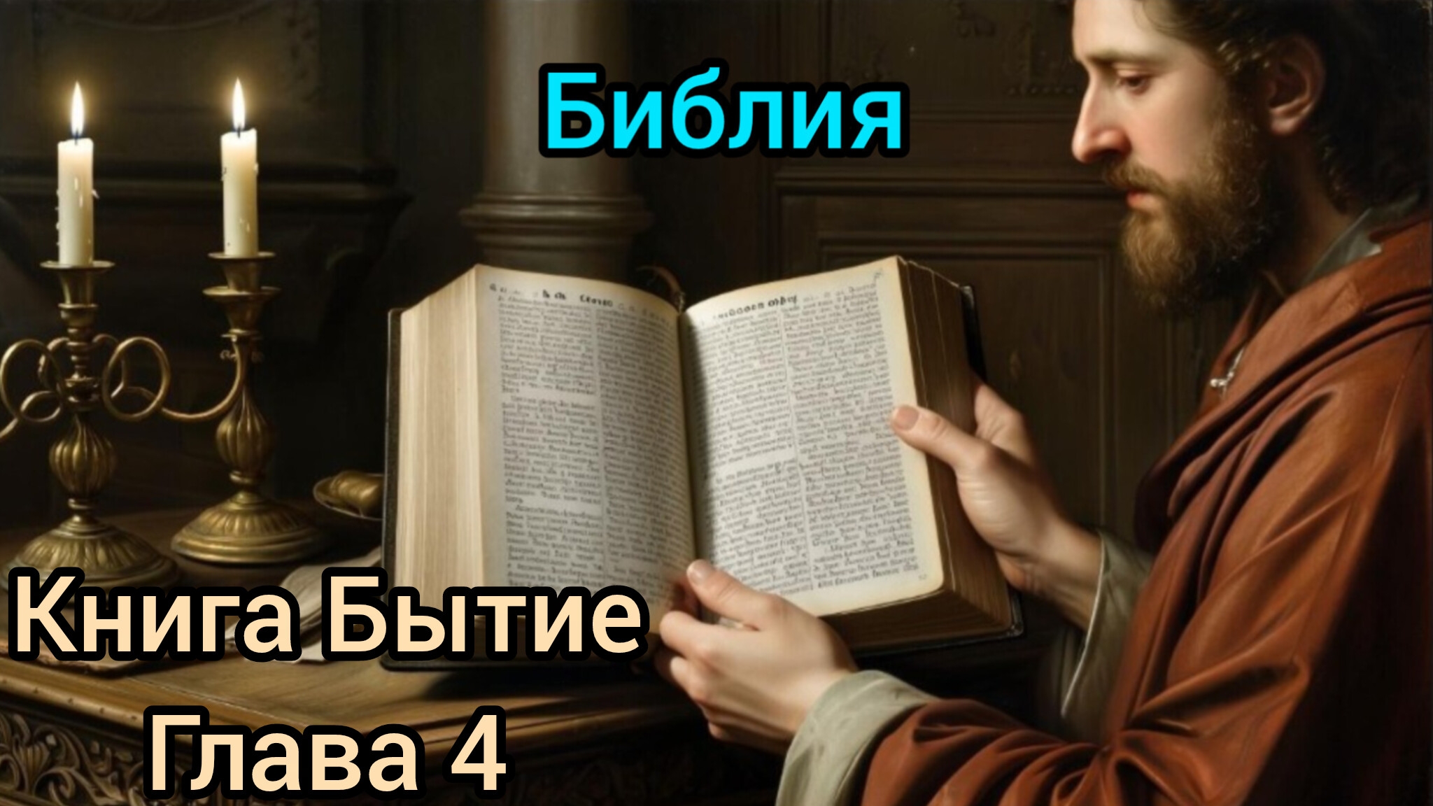 ☦️Священное писание Библия🕯️Книга Бытие глава 4🙏 смотреть онлайн