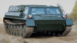 По грязи как по асфальту ГТ-СМ ГАЗ-71 Гусеничный Транспортёр - Снегоболотоход Модернизированный