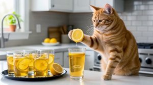 Как котики лимонад делали