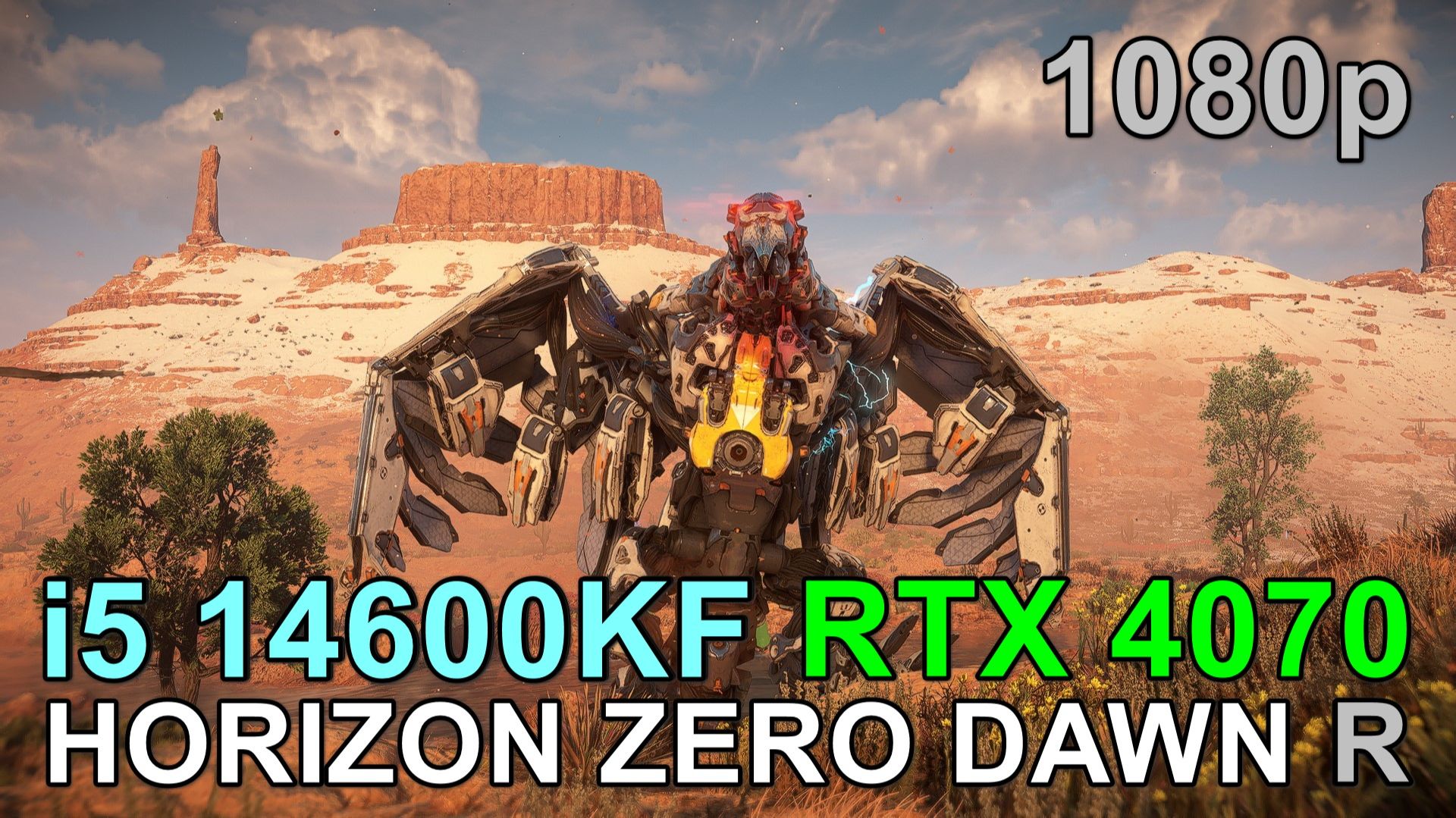 i5 14600KF + RTX 4070 12GB в HORIZON ZERO DAWN REMASTERED FHD