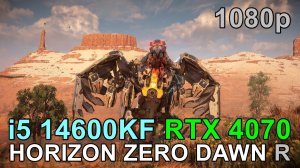 i5 14600KF + RTX 4070 12GB в HORIZON ZERO DAWN REMASTERED FHD