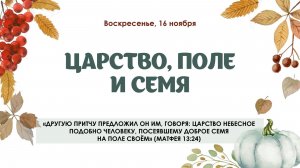 Царство поле и семя