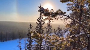 Река Сиинэ зимой