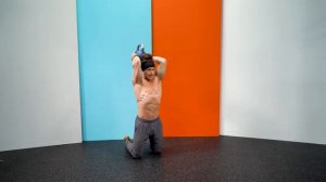 Разгибания рук над головой с гирей на коленях краш хват / Kneeling KB Crush Grip Overhead Tricep Ext