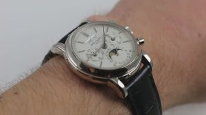 Роскошные часы Patek Philippe с вечным календарем и хронографом 3970G