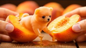 ЛУЧШИЕ и милые ИИ ASMR-животные с фруктами!