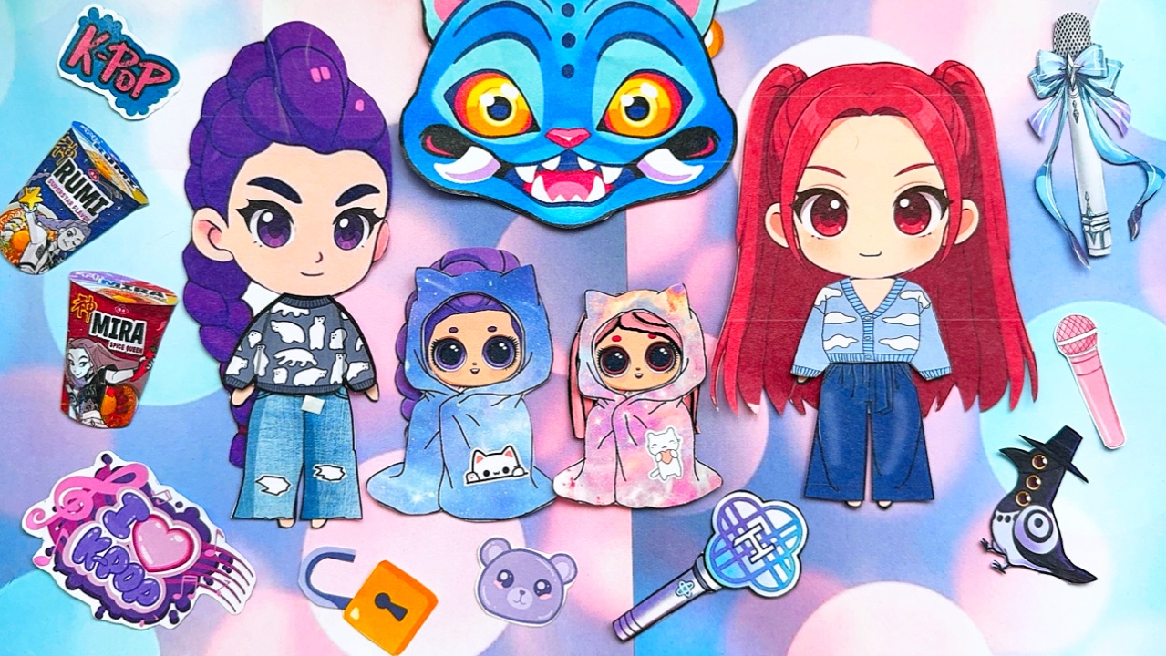 K-pop Охотники на демонов / Бумажные куколки смотреть онлайн