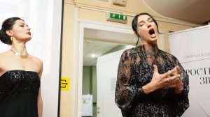 Дарья Вуйчик и Юлия Гордина исполняют дуэт Аиды и Амнерис Верди. Фортепиано — Дарья Шестакова