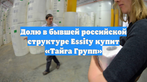Долю в бывшей российской структуре Essity купит «Тайга Групп»
