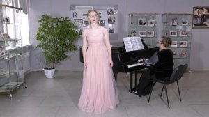 Лакалина Мария. II Средняя группа А. Муз. Ц. Кюи, сл. А. Пушкина «Туча»