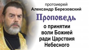 Проповедь о принятии воли Божией ради Царствия Небесного (2025.11.14). Прот. Александр Березовский