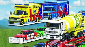 Машинки летают и прыгают! Развивающие мультики Машины помощники. Мультфильмы про машинки